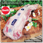 Beef Eye Fillet Mignon Has Dalam TENDERLOIN frozen USDA US choice BLUERIBBON steak 2" 5cm (price/pc 400g)